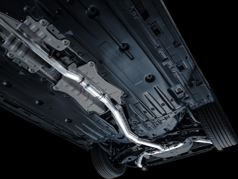 AWE Tuning 2022+ Honda Civic Si/Acura Integra Track Edition Cat-Back Exhaust - Dual Diamond Black Tips - photo 6