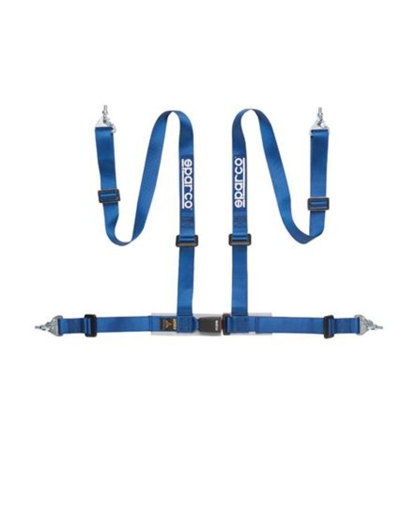 Sparco Belt 2 Inch Blue 4-Point Snap-In (04604BM1AZ)