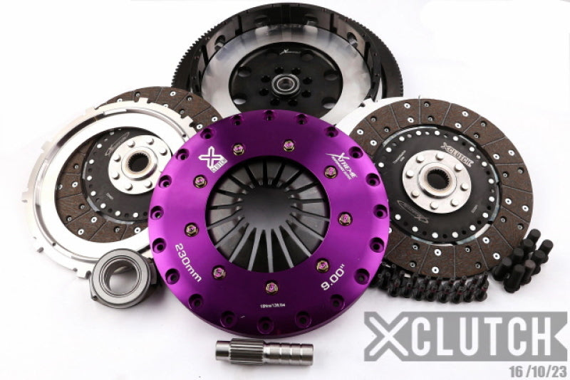 XCLUTCH 17-21 Honda Civic Type R 2.0L 9in Twin Solid Organic Clutch Kit