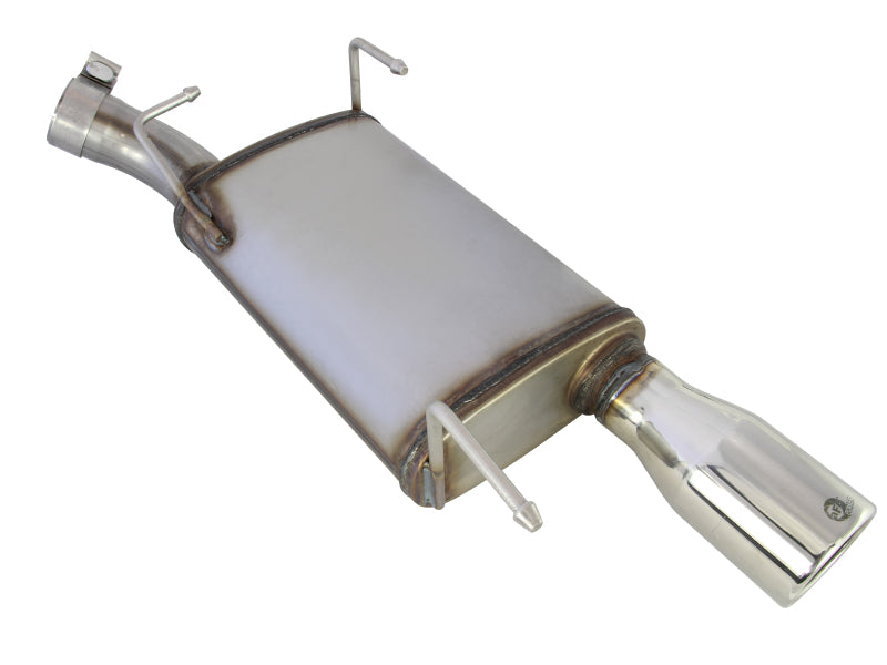 aFe Axle-Back Exhaust 2.5in 409 Stainless Steel with Polished Tip 2005-2009 Ford Mustang V6 4.0L - photo 5