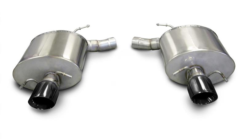 CORSA Performance 2009-2014 Cadillac CTS Sedan V 6.2L V8 Black Sport Axle-Back Exhaust - photo 4