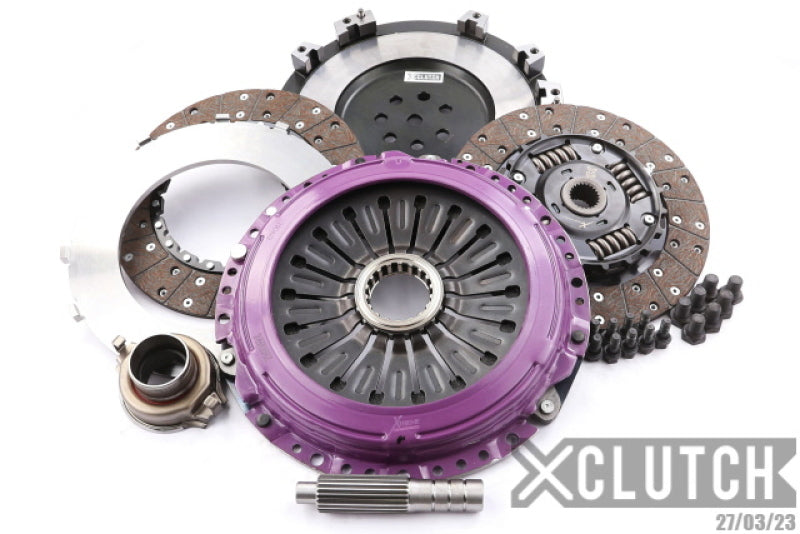 XCLUTCH 1997 Mitsubishi Lancer EVO IV 2.0L 10.5in Twin Sprung Organic Clutch Kit