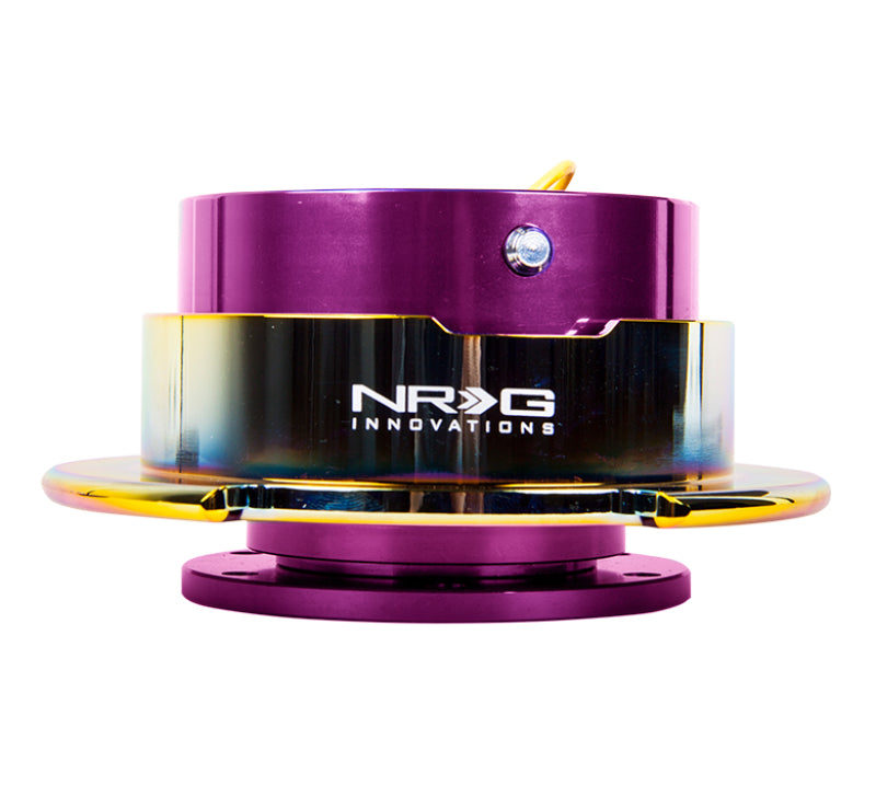 NRG Quick Release Gen 2.5 - Purple Body / Neochrome Ring (SRK-250PP/MC)