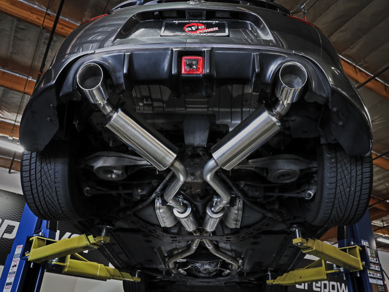 aFe Takeda Cat-Back Exhaust System Nissan 370Z 2009-2020 V6-3.7L - Black Tip - photo 6