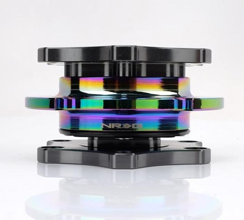 NRG Quick Release SFI SPEC 42.1 - Gun Metal Body / Gold Shiny Ring (SRK-R200GM-CG)