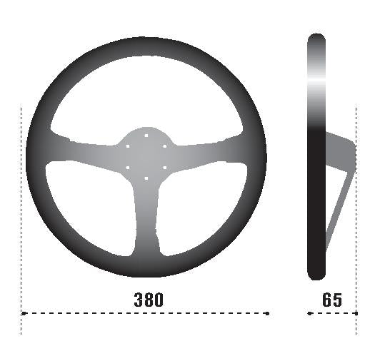 Sparco Steering Wheel 368 Suede Black (015R368MSN) - photo 3