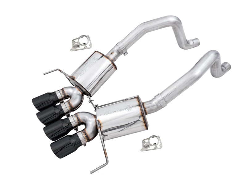 AWE Tuning 2014-2019 Chevrolet Corvette C7 Z06/ZR1 Track Edition Axle-Back Exhaust with Black Tips - photo 2