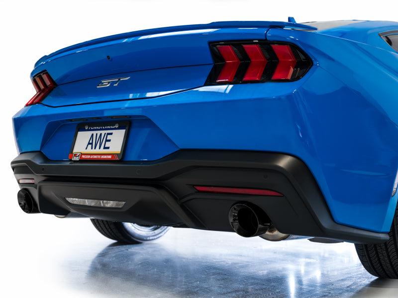 AWE Tuning 2024 Ford Mustang GT Fastback S650 RWD Track Edition Cat-Back Exhaust with Dual Diamond Black Tips - photo 6