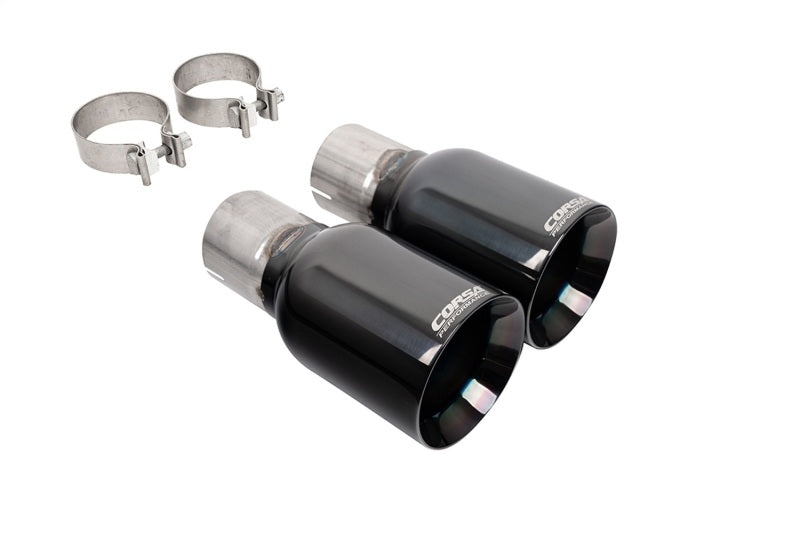 CORSA Performance 2024 Ford Mustang GT Replacement 4.5in Single Straight Exhaust Tip - Black