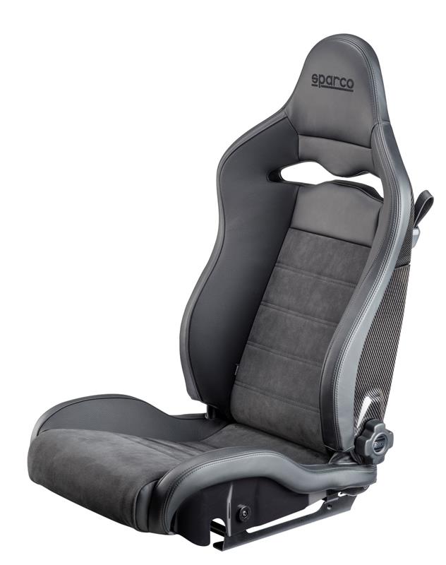 Sparco Seat SPX Leather/Alcantara Black - Right (Passenger)