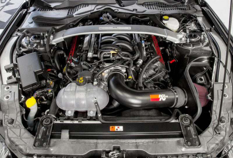 K&N 2016-2017 Ford Mustang Shelby 5.2L V8 Typhoon Cold Air Intake System (knn69-3538TTK) - photo 4