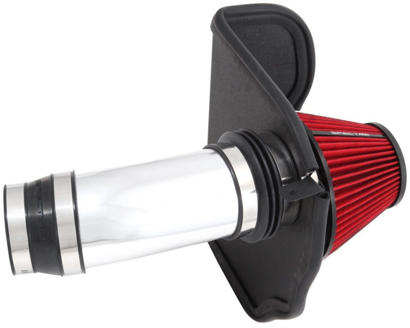 Spectre 2011-2014 Challenger/Charger V8-6.4L F/I Air Intake Kit - Polished w/Red Filter (spe9003) - photo 2