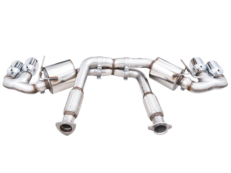 AWE Tuning 2020 Chevrolet Corvette (C8) Touring Edition Exhaust - Quad Chrome Silver Tips - photo 5