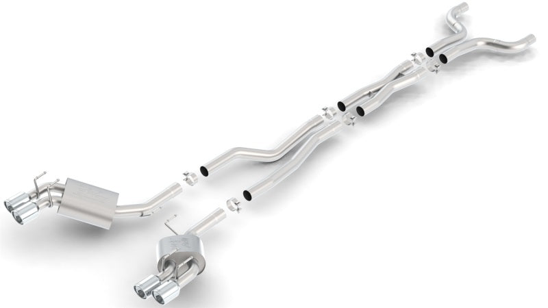 Borla 2012-2014 Chevrolet Camaro ZL1 Coupe 6.2L 8cyl AT/MT 6spd RWD Aggressive ATAK Cat-Back Exhaust