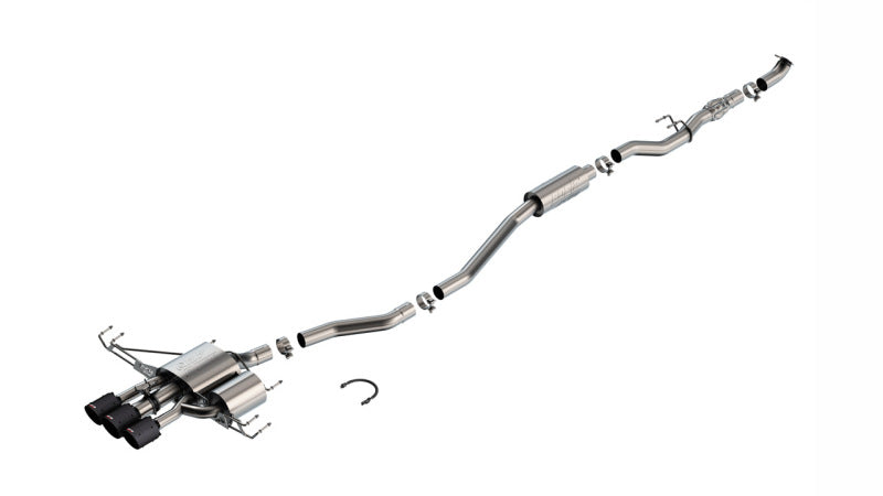Borla 2024 Acura Integra Type S ATAK Cat-Back Exhaust - Carbon Fiber & Black Anodized