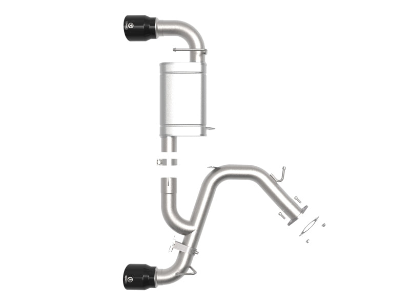aFe Power Axle-Back Exhaust - 2019-2020 Hyundai Veloster N L4-2.0L - photo 3