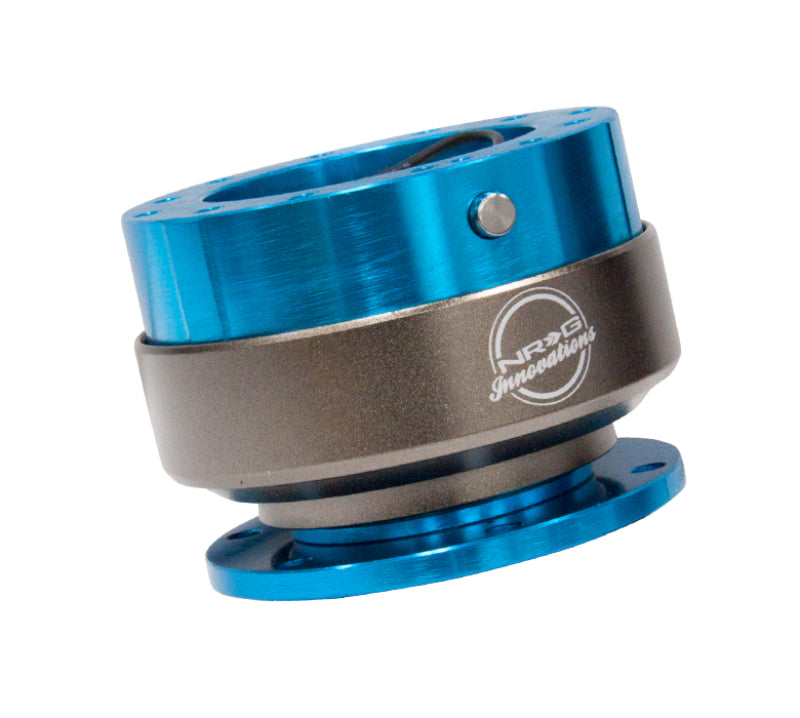 NRG Quick Release Gen 2.0 - New Blue Body / Titanium Chrome Ring (SRK-200NB) - photo 3