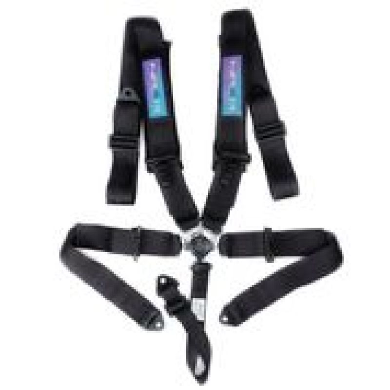 NRG 5PT 3in. Seat Belt Harness / Cam Lock - Black (SBH-B6PCBK) - photo 4