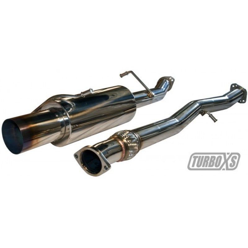 Turbo XS 2002-2007 WRX-STi Cat-Back Exhaust Blued Tips