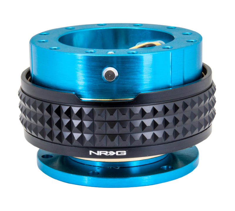 NRG Quick Release Kit - Pyramid Edition - New Blue Body / Black Pyramid Ring (SRK-210NB/BK) - photo 2
