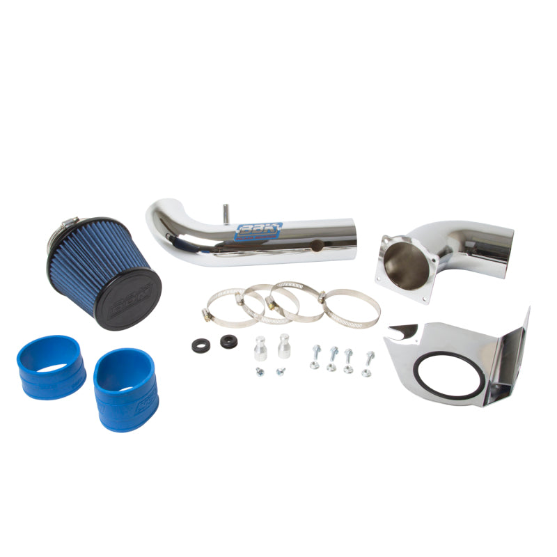 BBK 1994-1998 Mustang 3.8 V6 Cold Air Intake Kit - Chrome Finish (bbk1717)