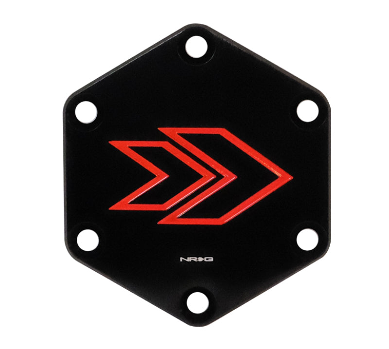NRG Engraved Arrow Horn Delete Button-RED (STR-620RD)