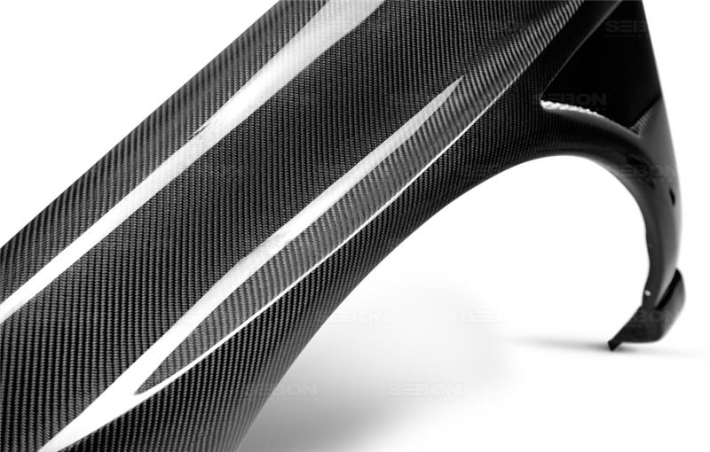 Seibon 2004-2005 Subaru WRX/STI 10mm Wider Carbon Fiber Fenders - photo 6