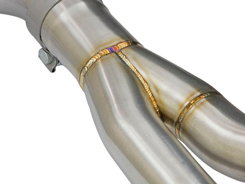 aFe MACH Force-Xp 3in - 2 1/2in Axle-Back 304 Stainless Steel Exhaust with Black Tips 2016-2017 BMW M2 (f87) - photo 5