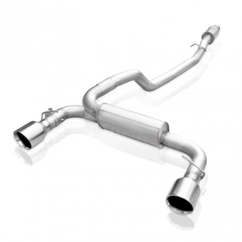 Stainless Works 2016-2018 Ford Focus RS 3in Cat-Back Vintage Round Muffler 5in Tips - photo 4