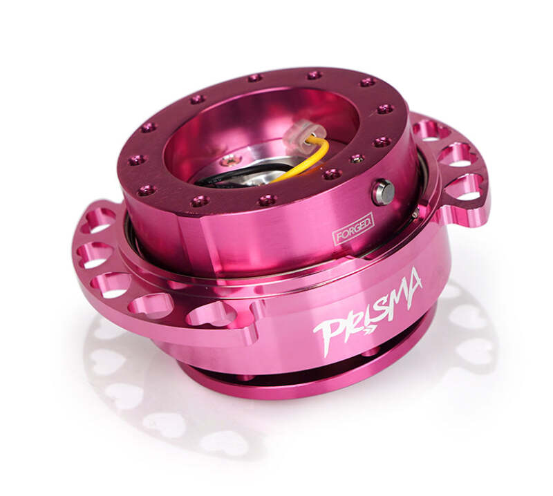NRG Quick Release Kit - Pink Body/ Pink Heart Cutout Ring (SRK-222PK-PK)