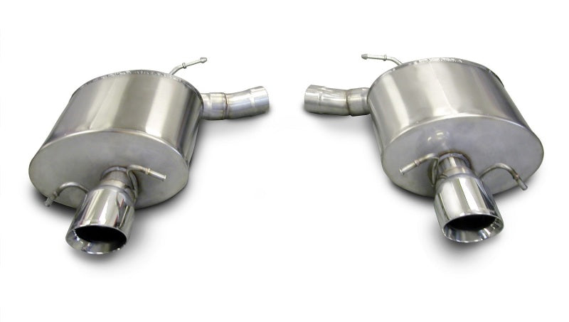 CORSA Performance 2009-2014 Cadillac CTS Sedan V 6.2L V8 Polished Sport Axle-Back Exhaust - photo 2