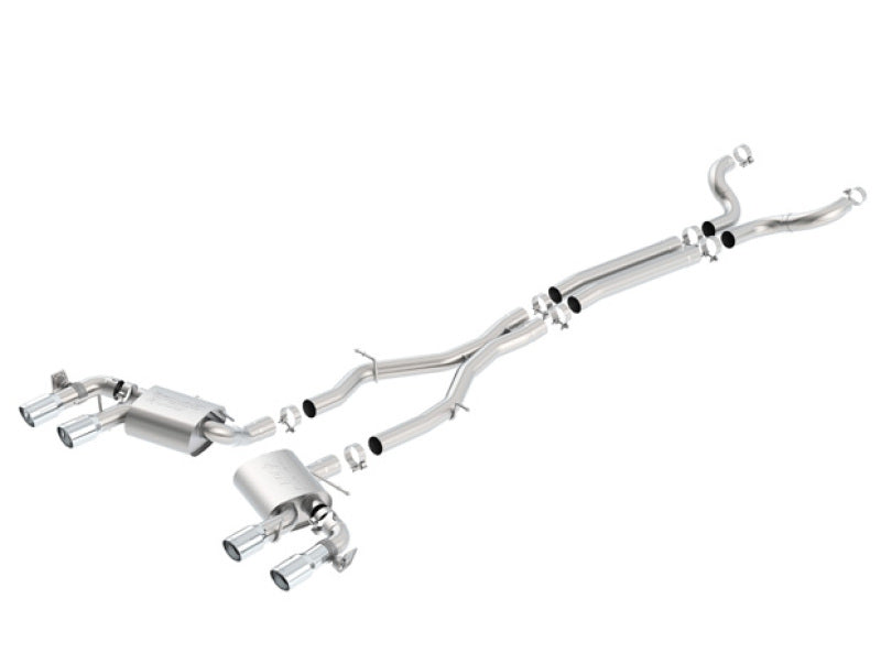 Borla 2017+ Chevrolet Camaro ZL1 6.2L S-Type Cat-Back Exhaust with Dual Split Rear Exit