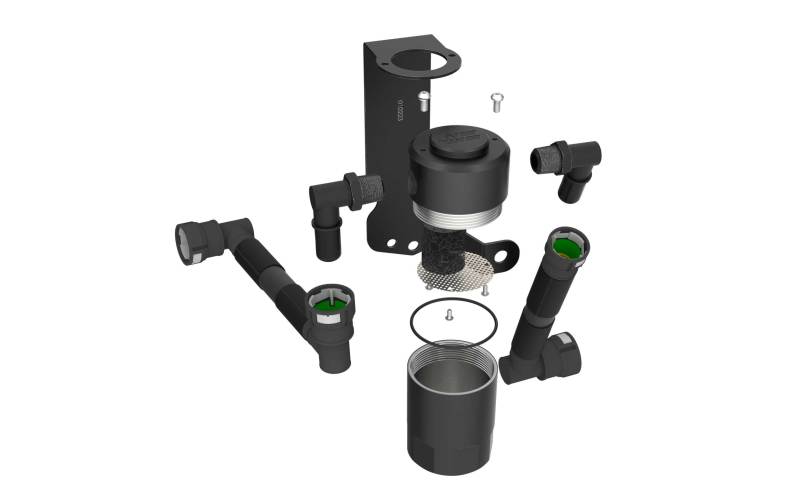 K&N Engineering 15-23 Dodge Challenger 6.2L V8 / 15-23 Dodge Charger 6.2L V8 Oil Catch Can