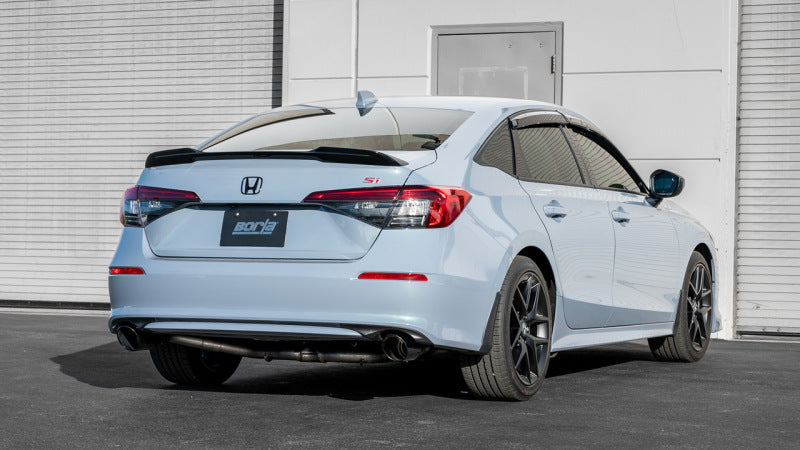 Borla 2023 Integra/22-23 Civic Si 1.5L 4 CYL. MT FWD 4DR 2.50in S-Type Cat-Back Exhaust Black Chrome - photo 3