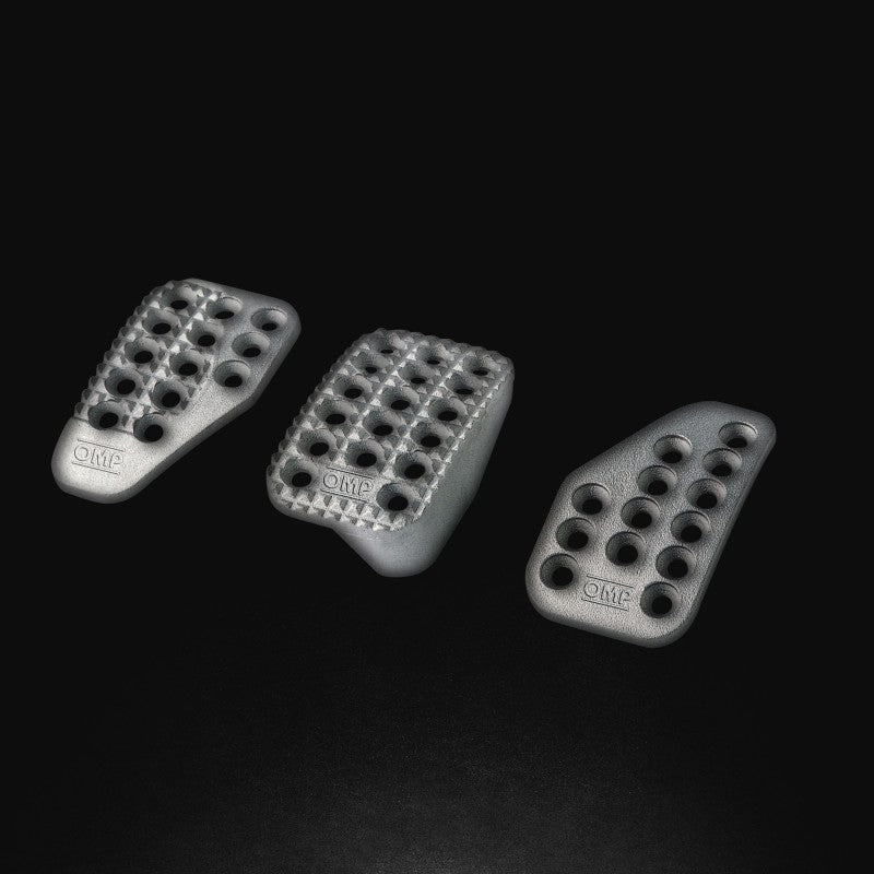 OMP Sand-Blasted Aluminum Pedals (Set of 3) (OA0-1000-003)