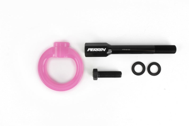 Perrin 02-07 Subaru WRX/STI Tow Hook Kit (Front) - Hyper Pink (PSP-BDY-230HP) - photo 4