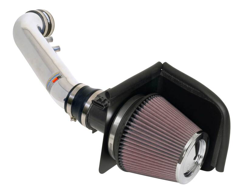 K&N 2001-2004 Ford Mustang GT 4.6L Polished Typhoon Short Ram Intake (knn69-3521TP) - photo 2