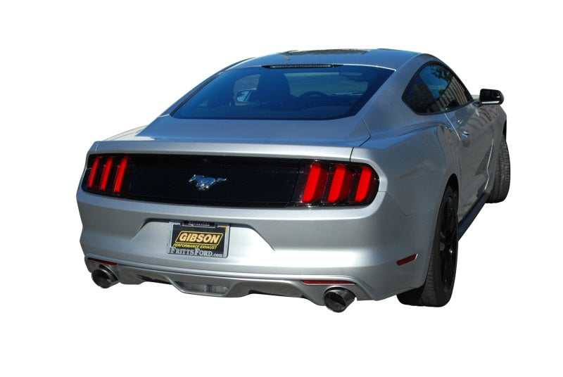 Gibson 2015-2019 Ford Mustang EcoBoost 2.3L 2.25in Cat-Back Dual Exhaust - Stainless - photo 2