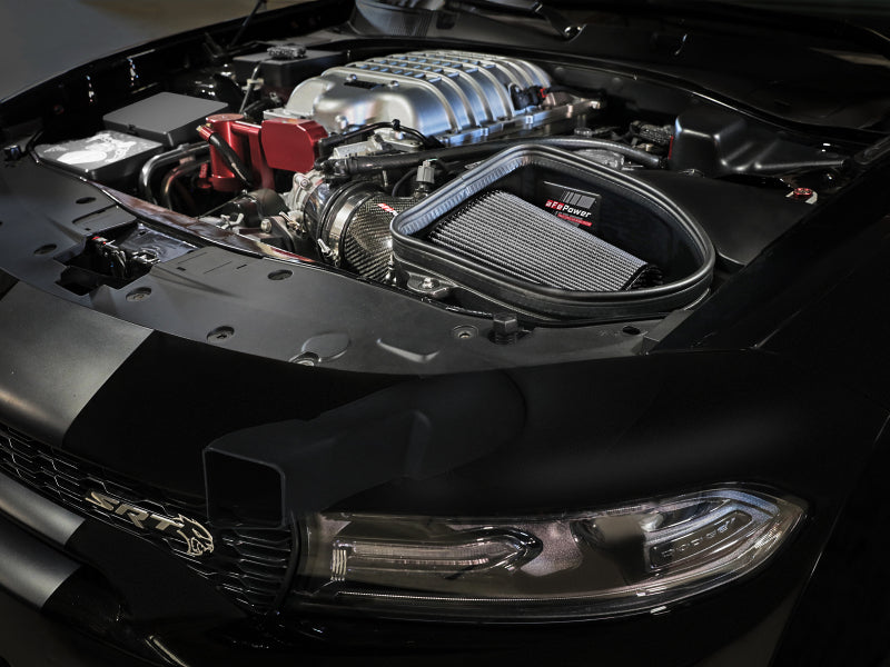 aFe Dodge Charger SRT Hellcat Redeye 2021-2023 V8-6.2L Track Series Stage-2 Carbon Fiber Intake System (afe57-10027D) - photo 9
