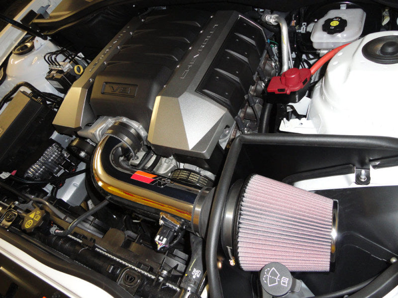 K&N 2010 Camaro 6.2L V8 Polished Typhoon Short Ram Intake (knn69-4519TP) - photo 3