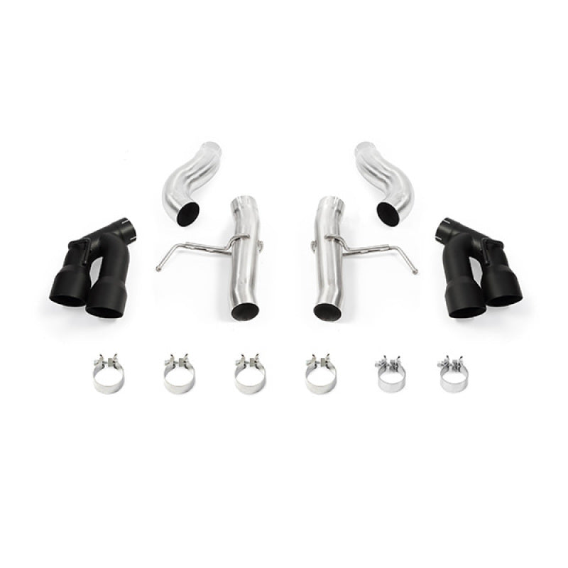 Mishimoto 2016+ Chevrolet Camaro 2.0T Quad-Tip Race Axle-Back Exhaust with Black Tips