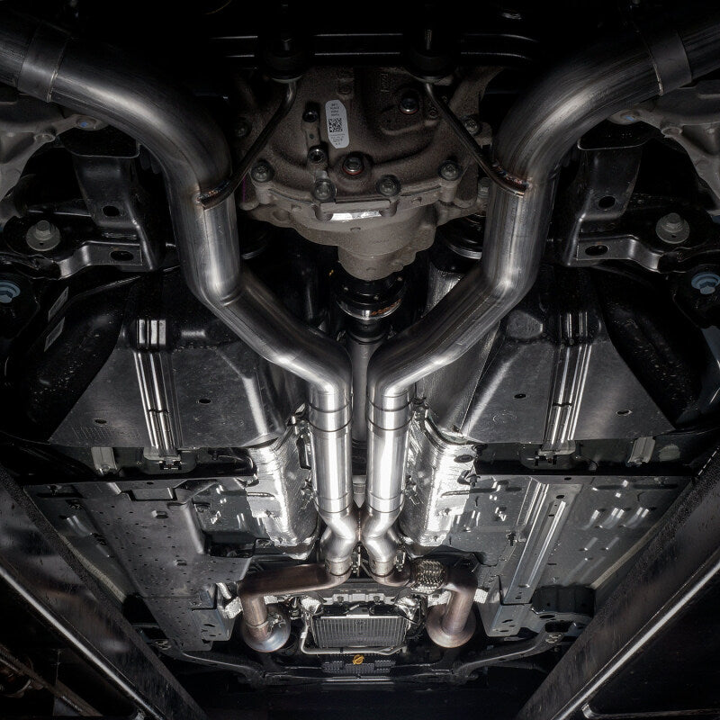 Stainless Works 2018+ Ford Mustang GT Redline Cat-Back Performance Connect X-Pipe with Active Valves - photo 4