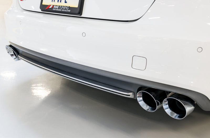 AWE Tuning Audi C7 / C7.5 S7 4.0T Touring Edition Exhaust - Polished Silver Tips - photo 2