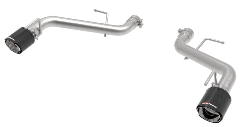 aFe POWER MACH Force-Xp 2.5in Axle-Back Exhaust System 2016-2020 Chevrolet Camaro SS V8 6.2L - Carbon Fiber