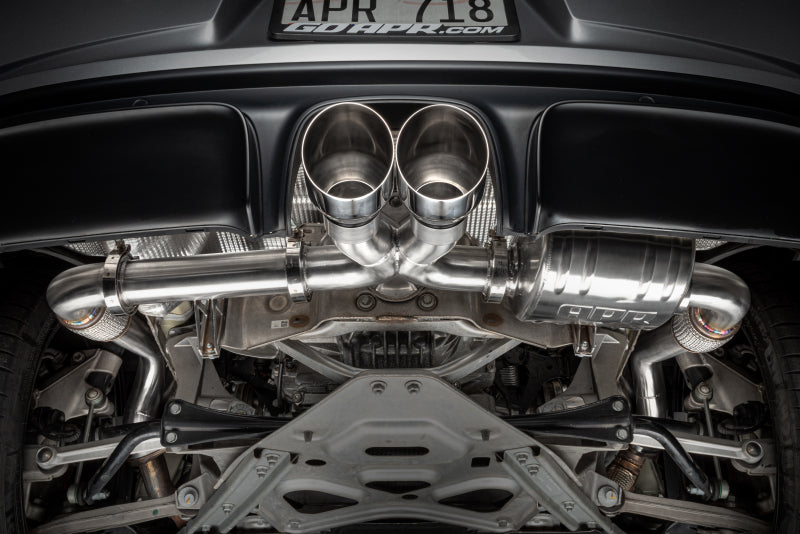 APR 2017-2025 Porsche Boxster/Cayman 718 (982) 2.0T/2.5T Cat-Back Exhaust Right Muffler - photo 6