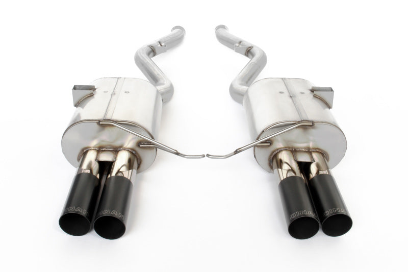 Dinan 2008-2011 BMW M3 (E90) Free Flow Axle-Back Exhaust System - Black Tips