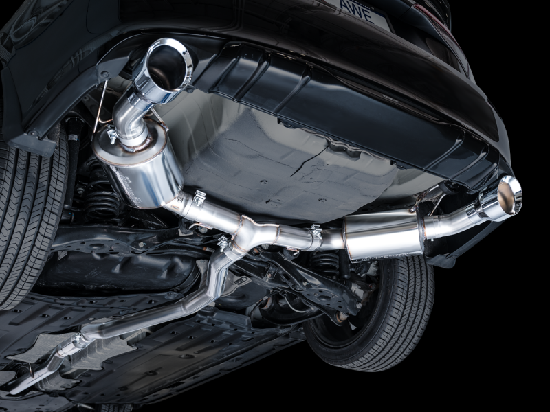 AWE Tuning 2022+ Honda Civic Si/Acura Integra Touring Edition Cat-Back Exhaust - Dual Chrome Silver Tip - photo 2