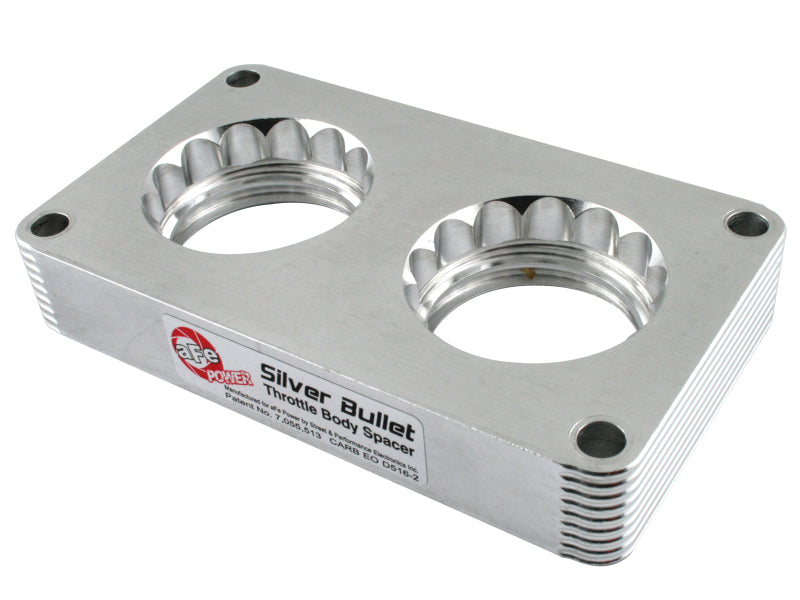 aFe Silver Bullet Throttle Body Spacers TBS Ford Mustang 2005-2010 V8-4.6L (afe46-33006)