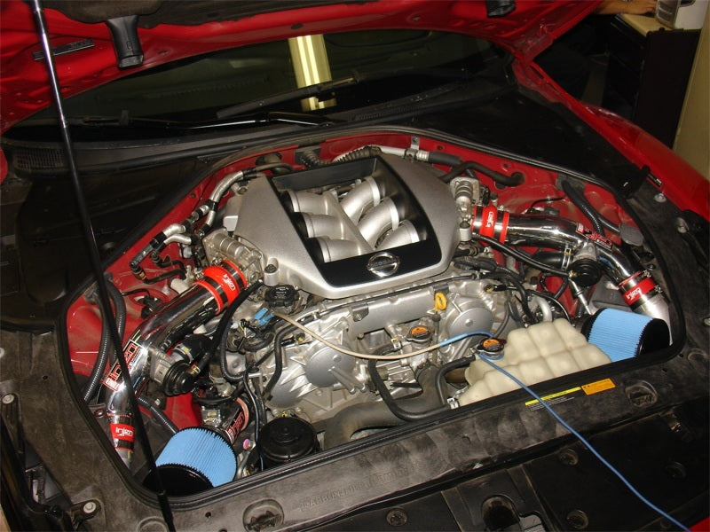 Injen 2010-2012 Nissan R35 GTR V6 3.8L Twin Turbo Polished Short Ram Intake (injSP1995P)