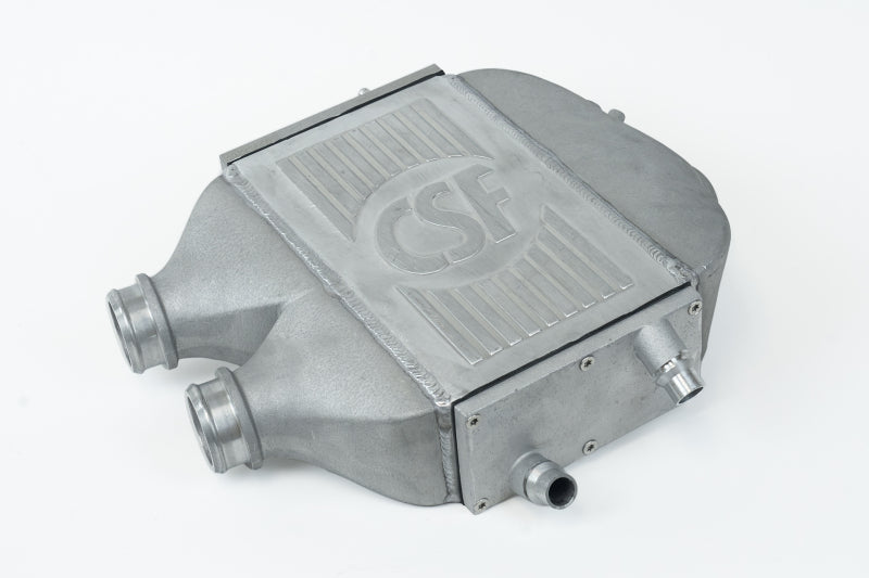 CSF top mount charge-air-cooler, raw finish